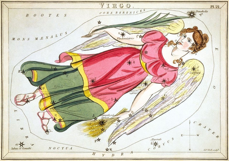 The Maiden (Virgo) has Eagle Wings